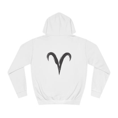 Unisex College Hoodie Aries Star Sign