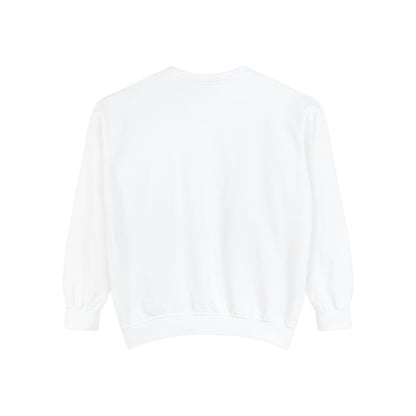 Unisex Garment-Dyed Sweatshirt 'Express your Divinity'