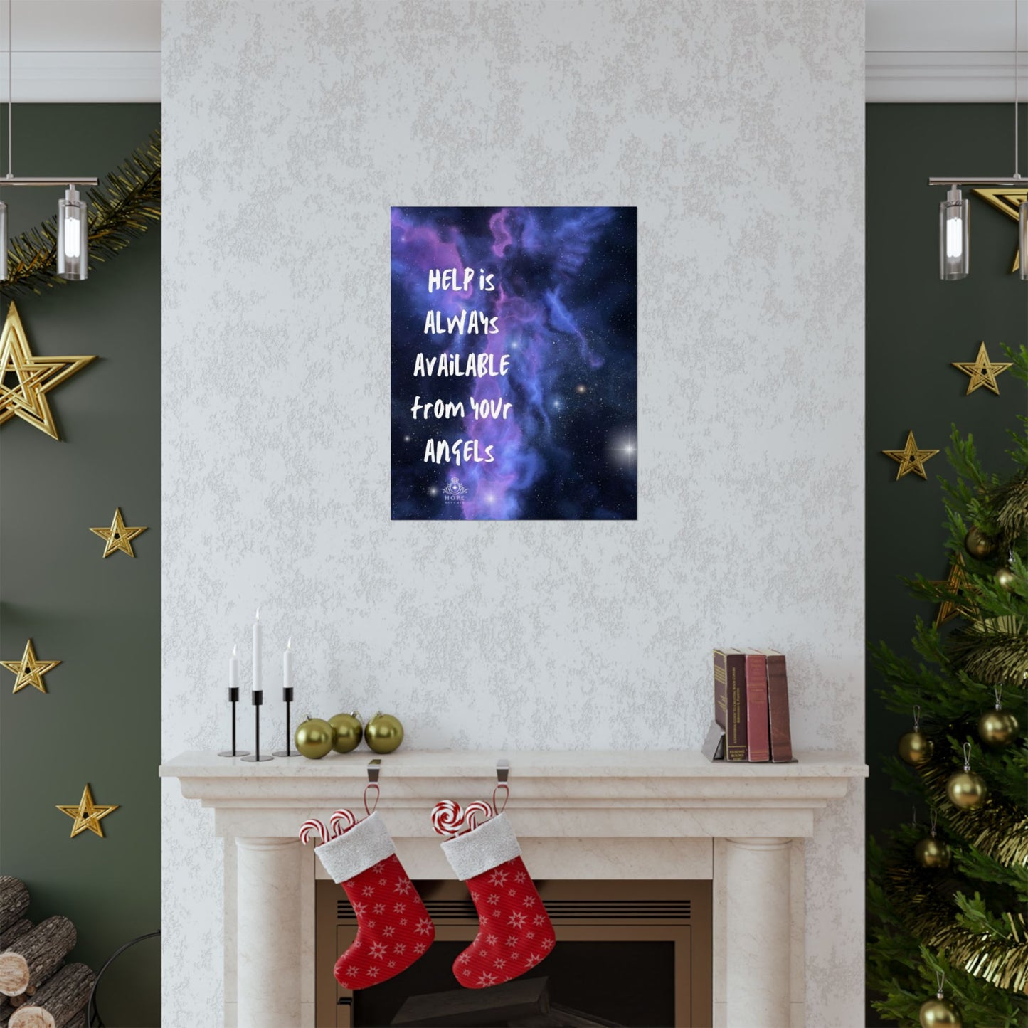 Matte Vertical Posters 'Angels are all around us'