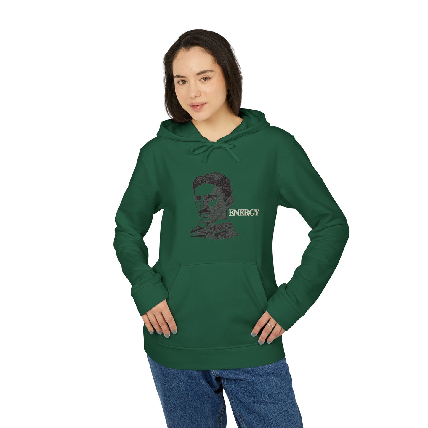 adidas Unisex Fleece Hoodie 'Energy'