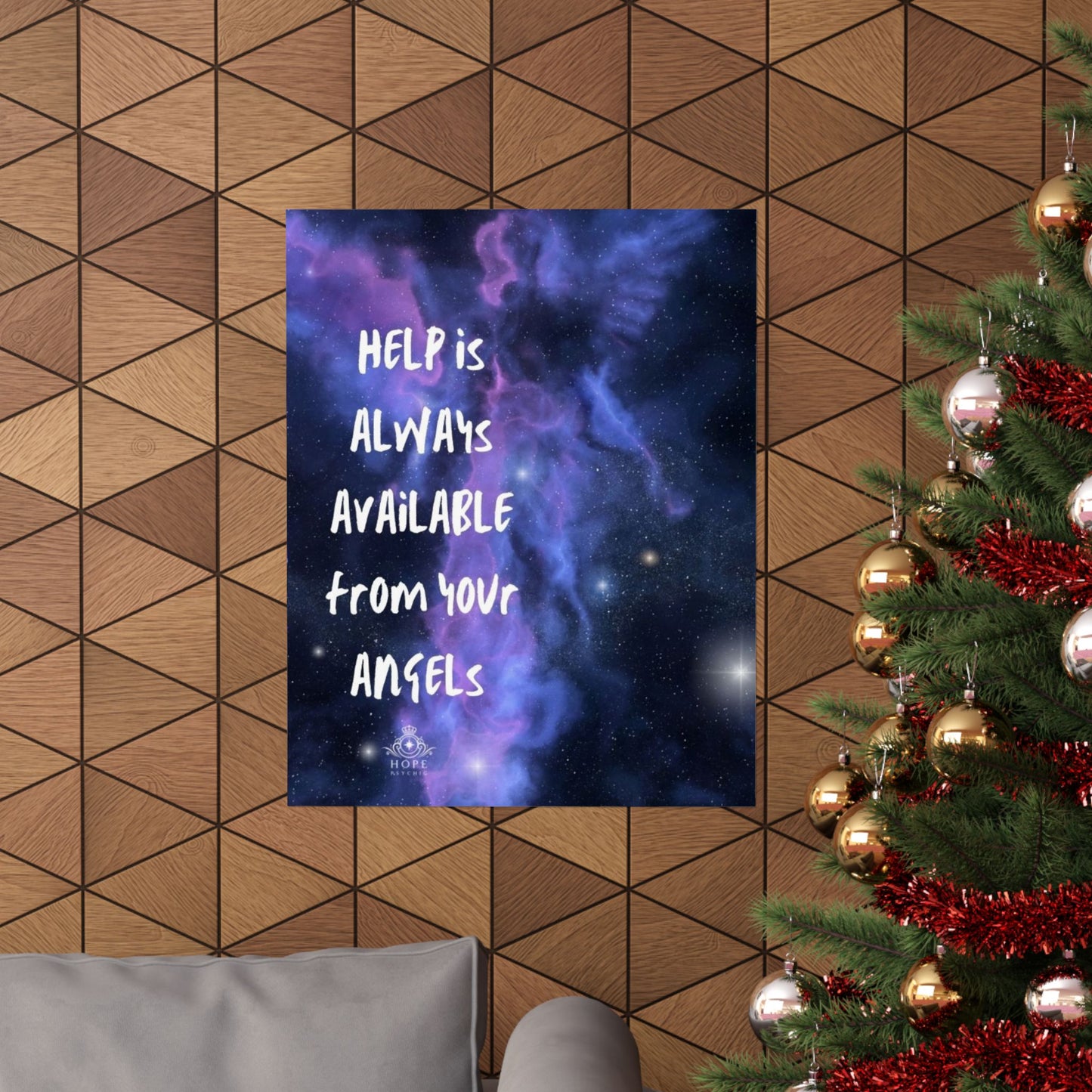 Matte Vertical Posters 'Angels are all around us'