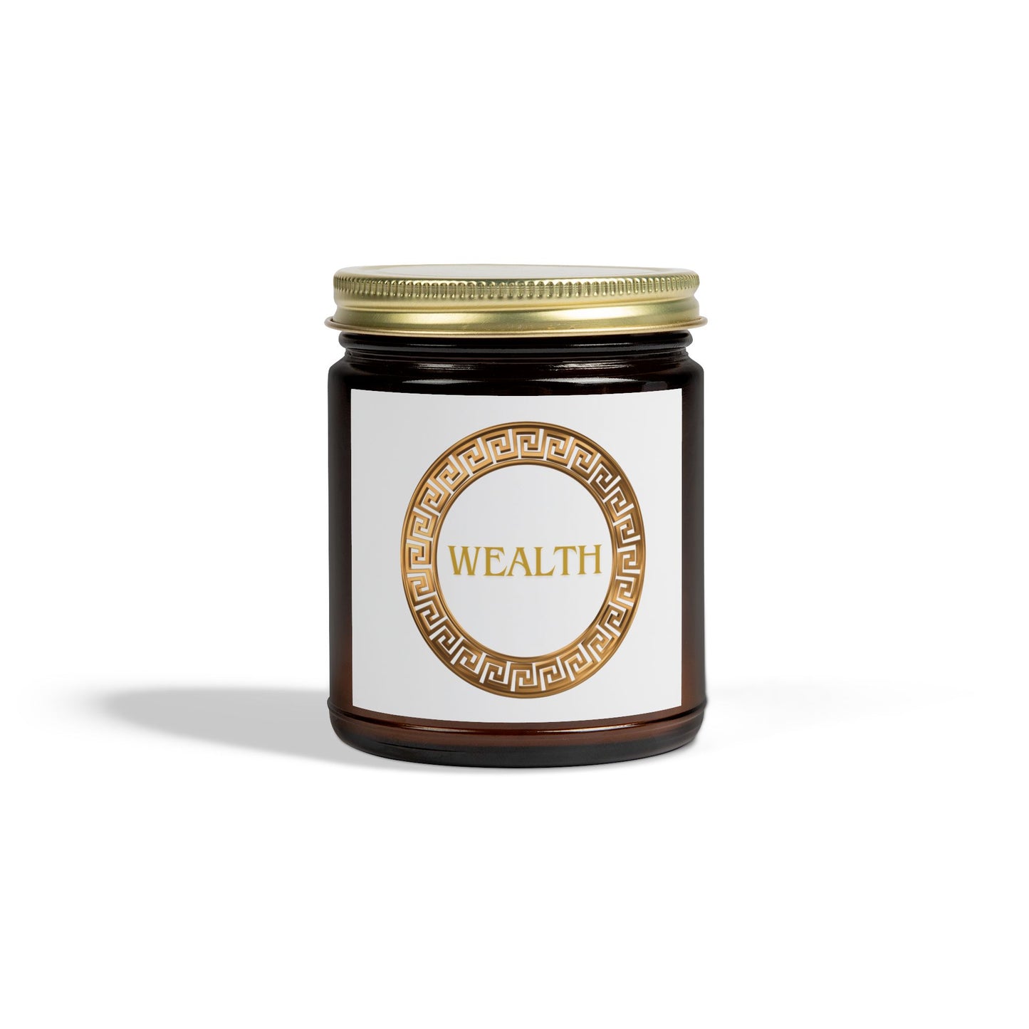 Scented Coconut Apricot Candles (4oz, 9oz) WEALTH