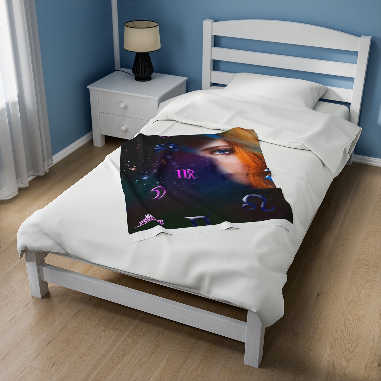 Velveteen Plush Blanket Astrology, HOPE PSYCHIC