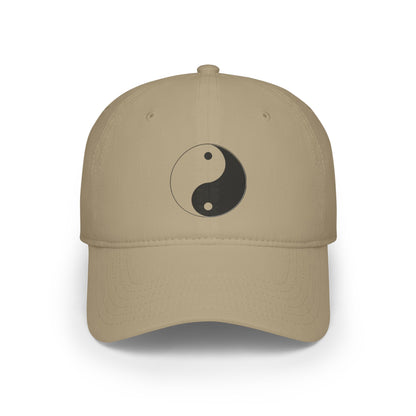 Low Profile Baseball Cap Yin and Yang symbol