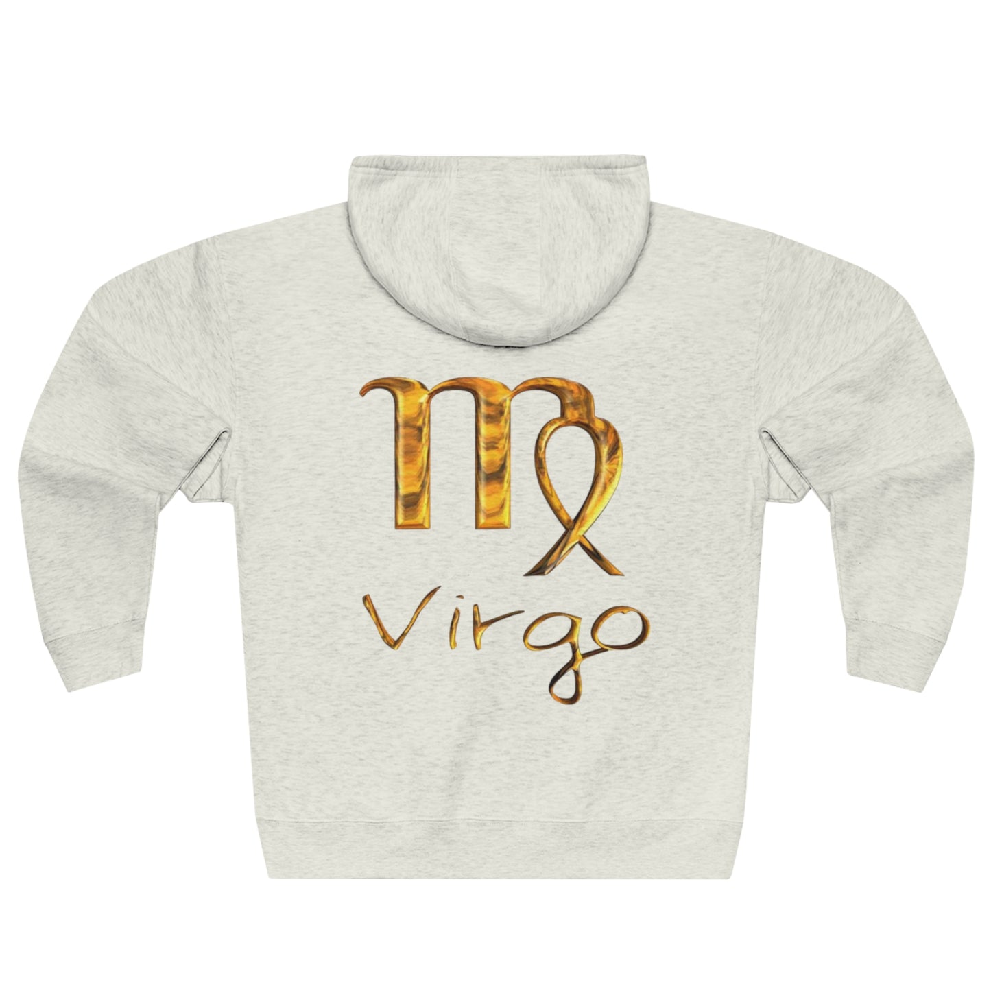 Unisex Zip Hoodie VIRGO Gold