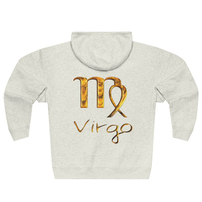 Unisex Zip Hoodie VIRGO Gold