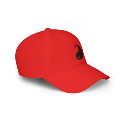 Low Profile Baseball Cap Yin and Yang symbol