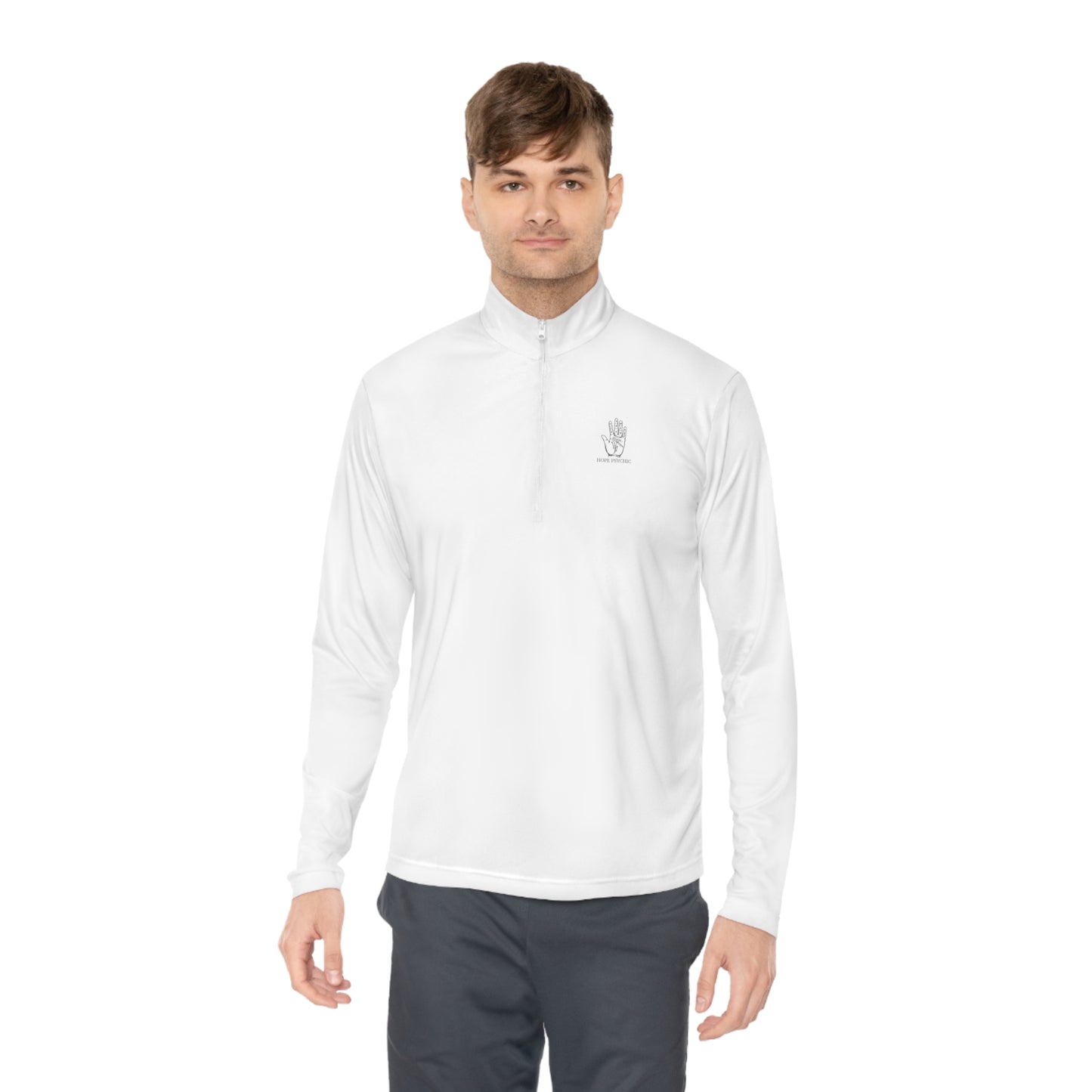 Unisex Quarter-Zip Pullover Palmistry
