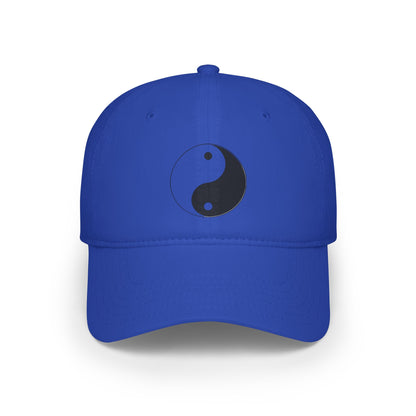 Low Profile Baseball Cap Yin and Yang symbol
