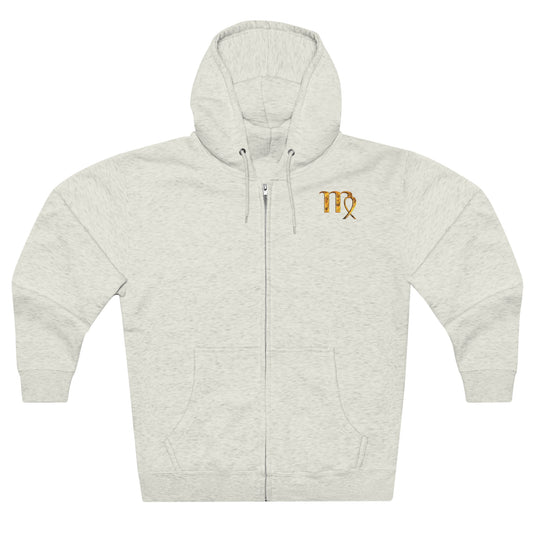 Unisex Zip Hoodie VIRGO Gold