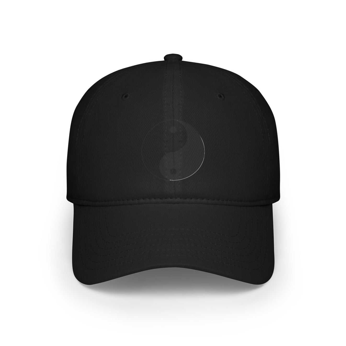 Low Profile Baseball Cap Yin and Yang symbol