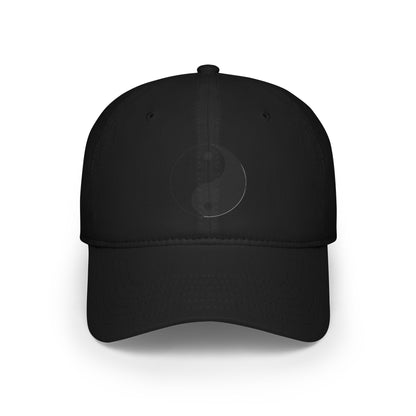 Low Profile Baseball Cap Yin and Yang symbol