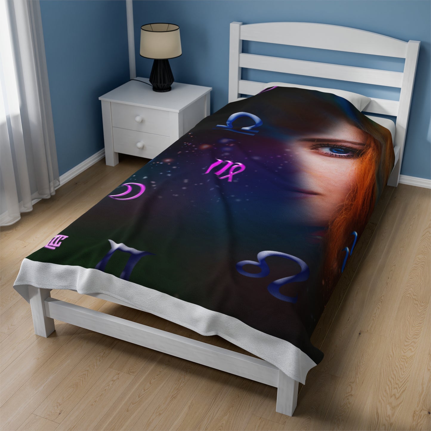 Velveteen Plush Blanket Astrology, HOPE PSYCHIC