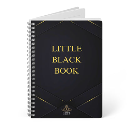 Wirebound Softcover Notebook, A5 'LITTLE BLACK BOOK'