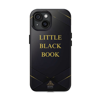 Tough Phone Cases - 'LITTLE BLACK BOOK'