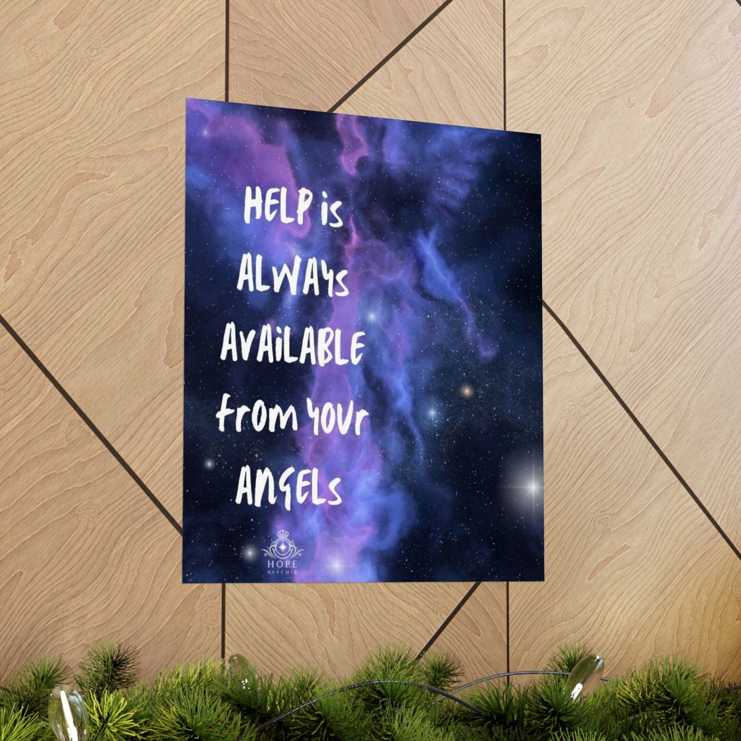 Matte Vertical Posters 'Angels are all around us'