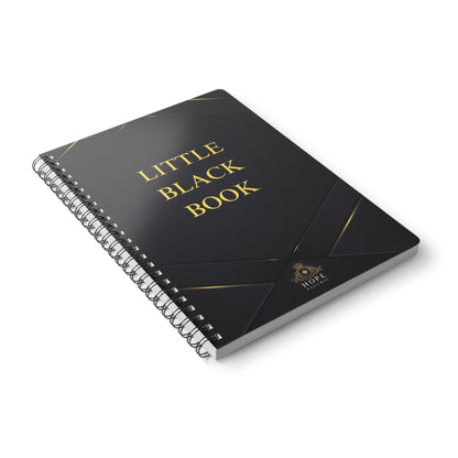 Wirebound Softcover Notebook, A5 'LITTLE BLACK BOOK'
